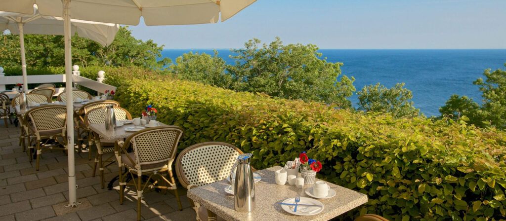 Terrasse mit Meerblick Rügen
